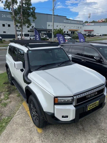 Slimsport Roof Rack Kit Lightbar Ready for Prado 250 LandCruiser by Front Runner 2024 onwards - Brixton 4x4 - Buy Online Now!